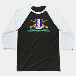 187th Infantry Regiment - DUI w Br - Ribbon X 300 Baseball T-Shirt